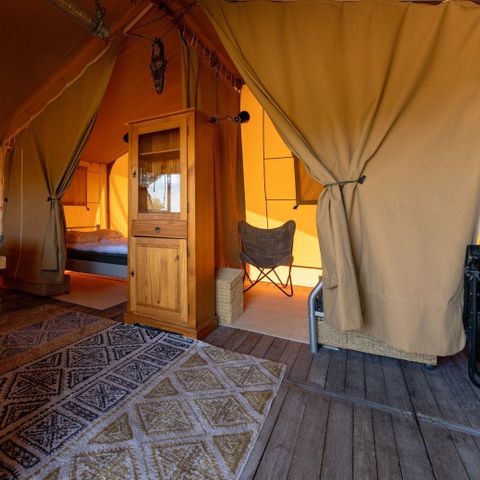 Tente en toile et en bois 4 personnes