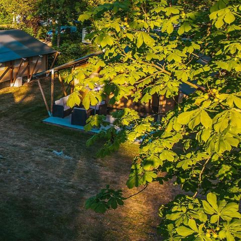 Tente en toile et en bois 5 personnes