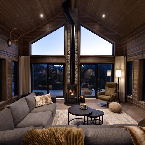 MAISON 6 personnes - Saga Hytte avec sauna, bain à remous et vue sur l'eau