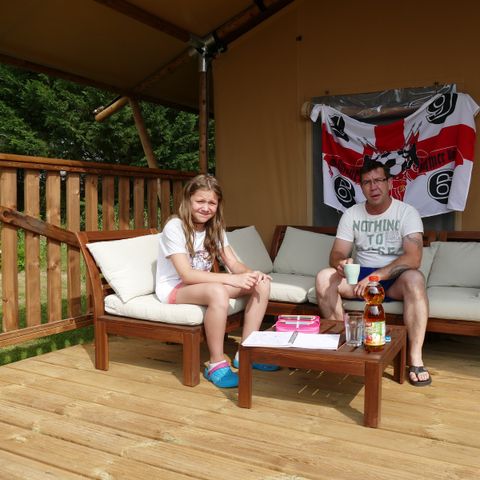 TENTE TOILE ET BOIS 6 personnes