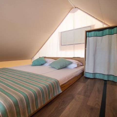 TENTE 4 personnes - Tente loft safari Premium à deux chambres (2+2)