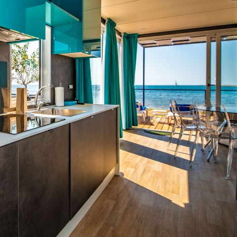 MOBILHOME 5 personnes - Camping Villa première ligne à la mer