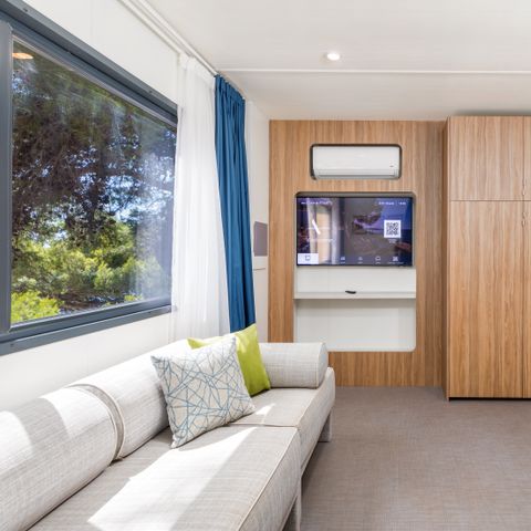 MOBILHOME 6 personnes - Deluxe Camping Villa première ligne à la mer