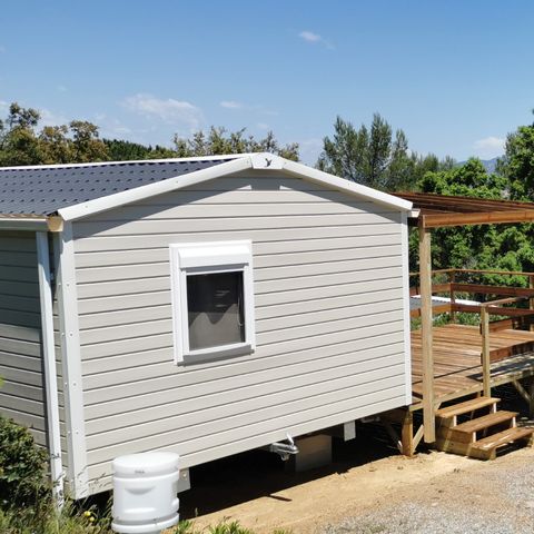 Mobilhome 4 personnes - Esterel - VIP Confort - EVO - 29m²- Vue Mer et Jacuzzi