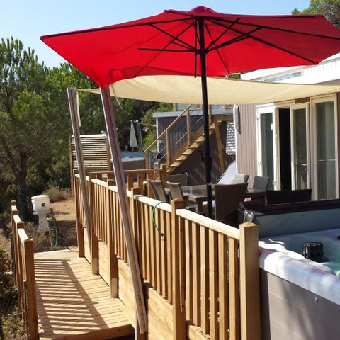 Mobilhome 6 personnes - Ramatuelle - Cap Deseo 34 m² - Vue Mer et Jacuzzi