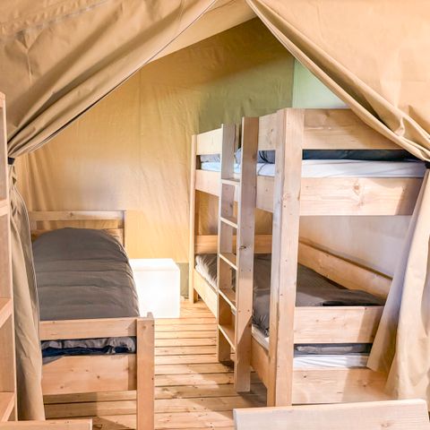 TENTE TOILE ET BOIS 5 personnes