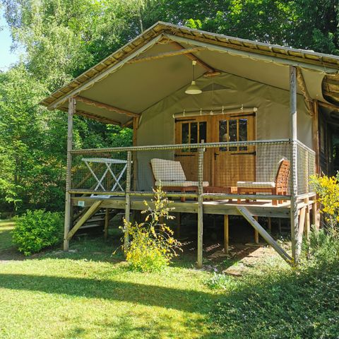 CHALET 5 personnes - Chalet Bungalow en Bois sur pilotis