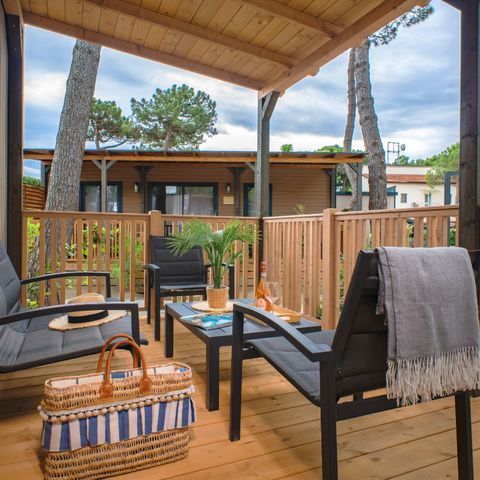 MOBILHOME 4 personnes - Junior Suite Mediterranea - Animaux Admis