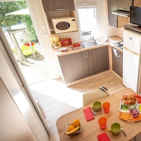 MOBILHOME 4 personnes - Mobil-home 24m² / 2 chambres - Terrasse au sol - 2 ADULTES OU 2 ADULTES +2 ENFANTS