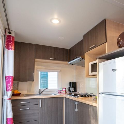 MOBILHOME 4 personnes - Cottage Grand Confort Glenans 31m² - 2 chambres /  Terrasse en bois couverte