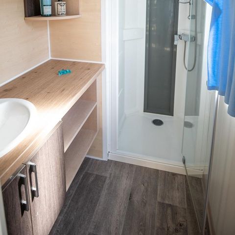 MOBILHOME 4 personnes - Cottage Grand Confort Glenans 31m² - 2 chambres /  Terrasse en bois couverte