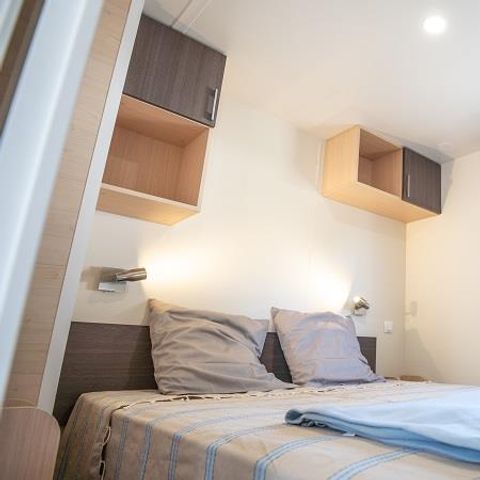 MOBILHOME 6 personnes - Cottage Grand confort Florès 35m² - 3 chambres / Terrasse en bois couverte