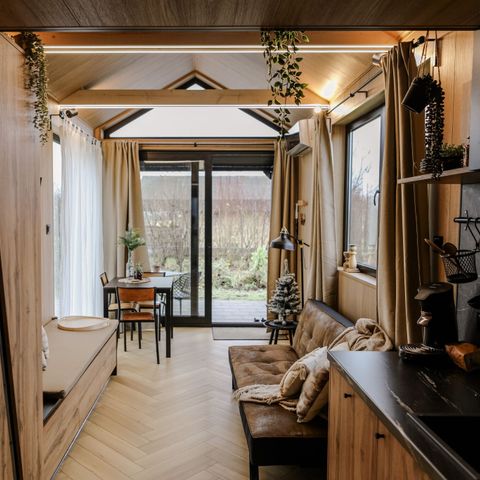 Tiny house 3 personnes - Lieu : Waarde - Luxe
