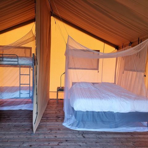 Tente en toile et en bois 4 personnes