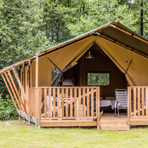 Tente en toile et en bois 4 personnes