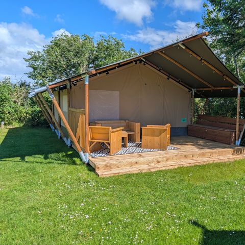 TENTE TOILE ET BOIS 5 personnes