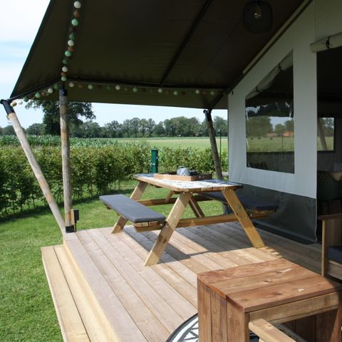 TENTE TOILE ET BOIS 6 personnes