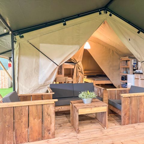 TENTE TOILE ET BOIS 5 personnes