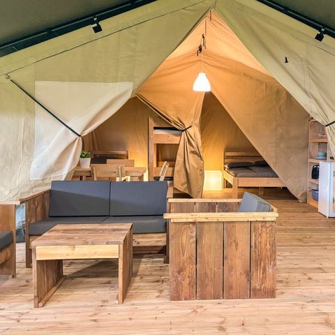 TENTE TOILE ET BOIS 5 personnes