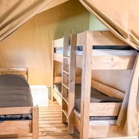 TENTE TOILE ET BOIS 5 personnes