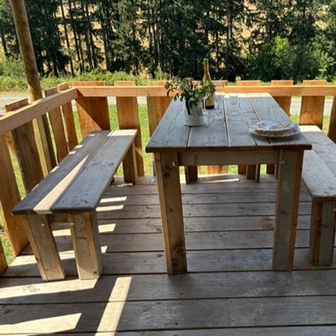 Tente en toile et en bois 4 personnes