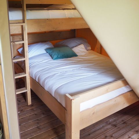 TENTE TOILE ET BOIS 5 personnes