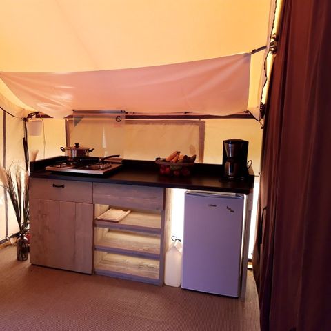 TENTE TOILE ET BOIS 4 personnes