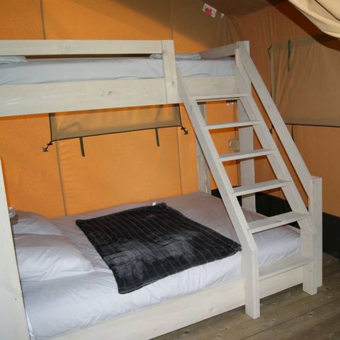 TENTE TOILE ET BOIS 5 personnes