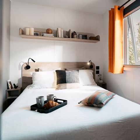 MOBILHOME 2 personnes - Mobil home Confort - 1 chambre - terrasse semi-couverte
