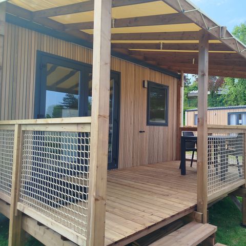 MOBILHOME 2 personnes - Mobil home Confort - 1 chambre - terrasse semi-couverte