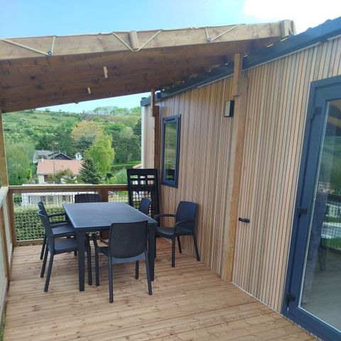 MOBILHOME 6 personnes - Mobil home Confort - 3 chambres - terrasse semi-couverte