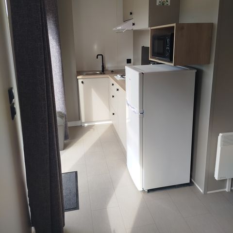 MOBILHOME 2 personnes - Mobil home Premium - 1 chambre - terrasse semi-couverte vue mer