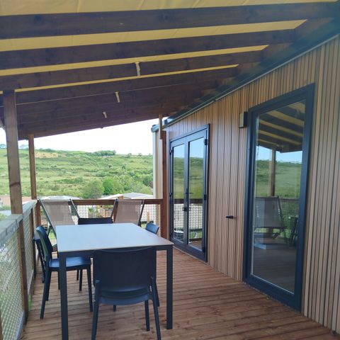MOBILHOME 4 personnes - Mobil home Premium - 2 chambres - terrasse semi-couverte vue mer