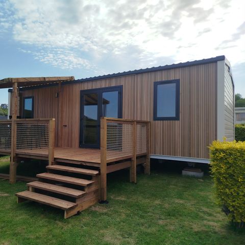 MOBILHOME 6 personnes - Mobil home Premium - 3 chambres - terrasse semi-couverte vue mer