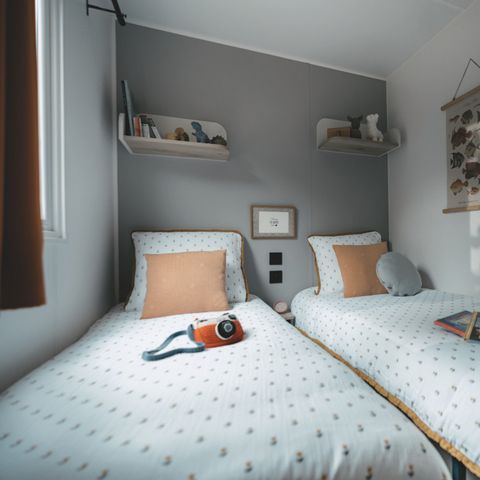 MOBILHOME 6 personnes - Mobil home Premium - 3 chambres - terrasse semi-couverte vue mer