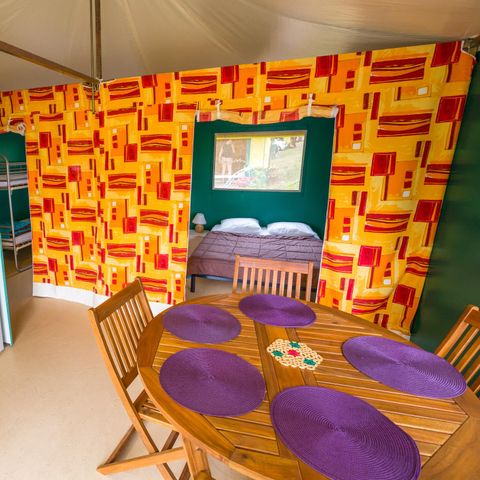 TENTE 5 personnes - Kanada Confort avec cabine de douche et toilettes