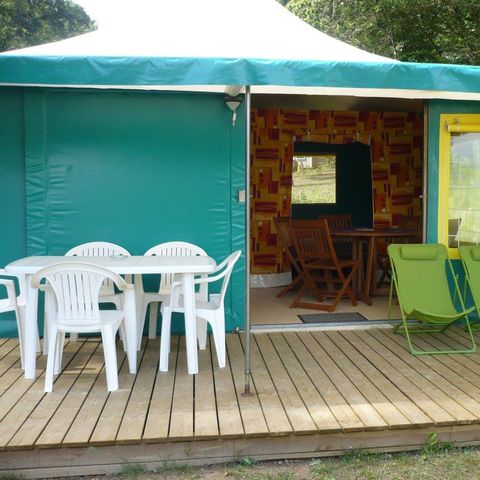 TENTE 5 personnes - Kanada Confort avec cabine de douche et toilettes