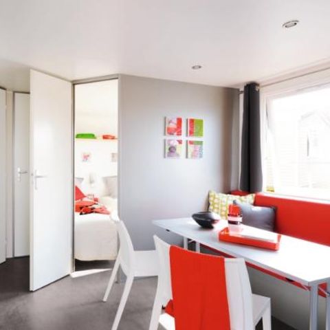MOBILHOME 4 personnes - Premium Capucine - 2 Chambres + terrasse semi-couverte