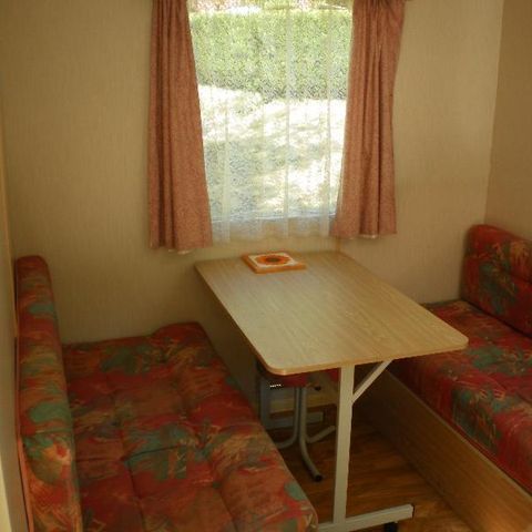 MOBILHOME 4 personnes - Tilleul Eco (2 adultes + 2 enfants) - 2 chambres sans sanitaire + terrasse 12.50m²