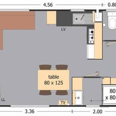 MOBILHOME 5 personnes - Elite-Plus