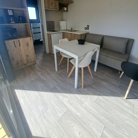 MOBILHOME 2 personnes - Mobil Studio avec SPA - 1 chambre - terrasse couverte