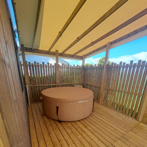 MOBILHOME 2 personnes - Mobil Studio avec SPA - 1 chambre - terrasse couverte