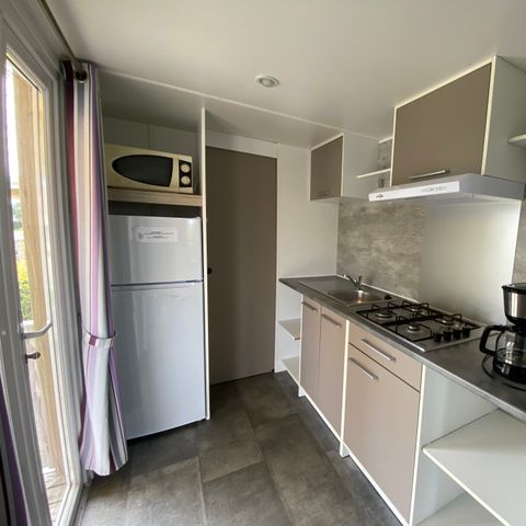 MOBILHOME 4 personnes - 2 chambres - terrasse couverte