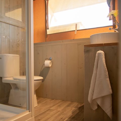 Tente en toile et en bois 6 personnes - Confort