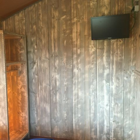 Tente en toile et en bois 7 personnes - De Luxe