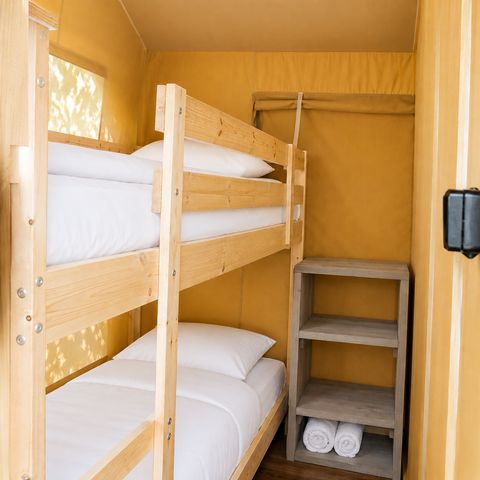 Tente en toile et en bois 4 personnes - Confort