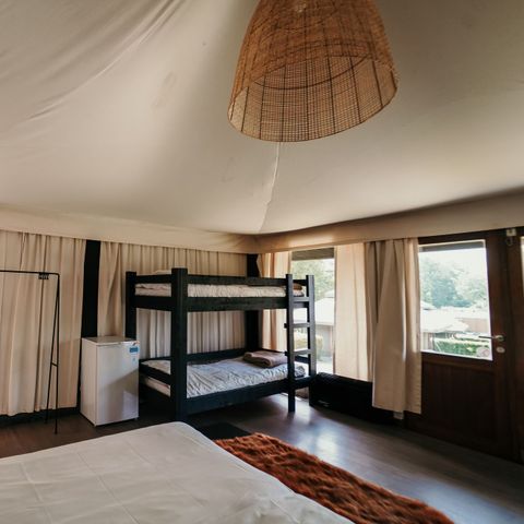 Tente en toile et en bois 4 personnes - Cocoon