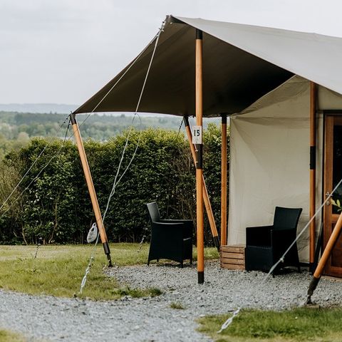 TENTE TOILE ET BOIS 4 personnes