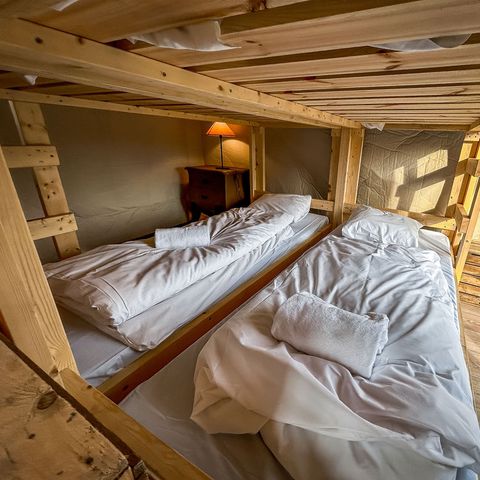 Tente en toile et en bois 4 personnes