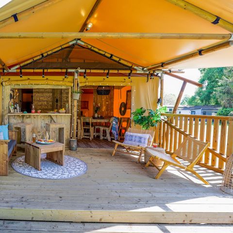 TENTE TOILE ET BOIS 5 personnes - Duin Lodge